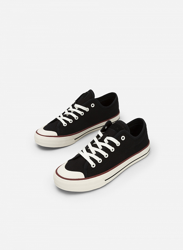 Giày Sneaker Cổ Điển - SNK 0059 - Màu Đen - VASCARA
