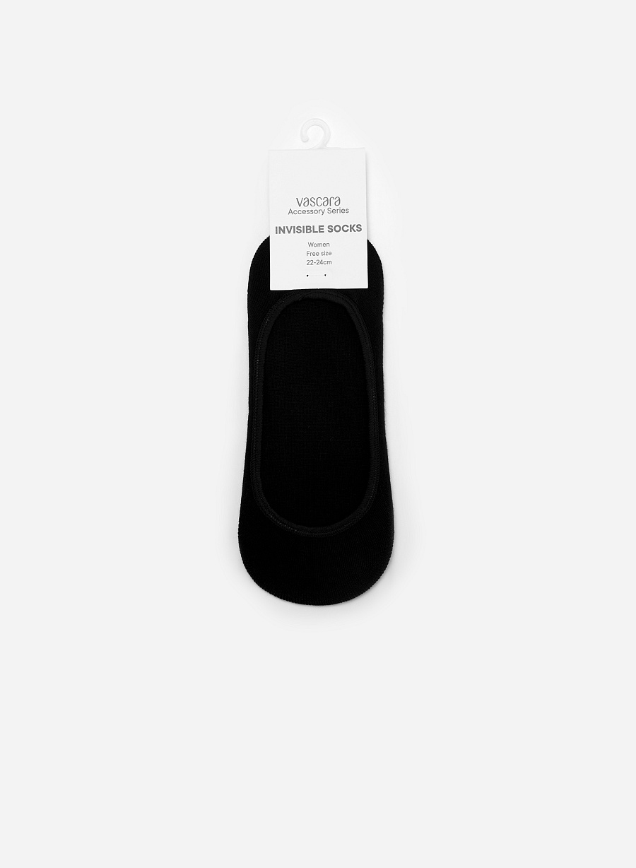 Vớ lười cổ ngắn - SOC 0004 - Màu đen - VASCARA