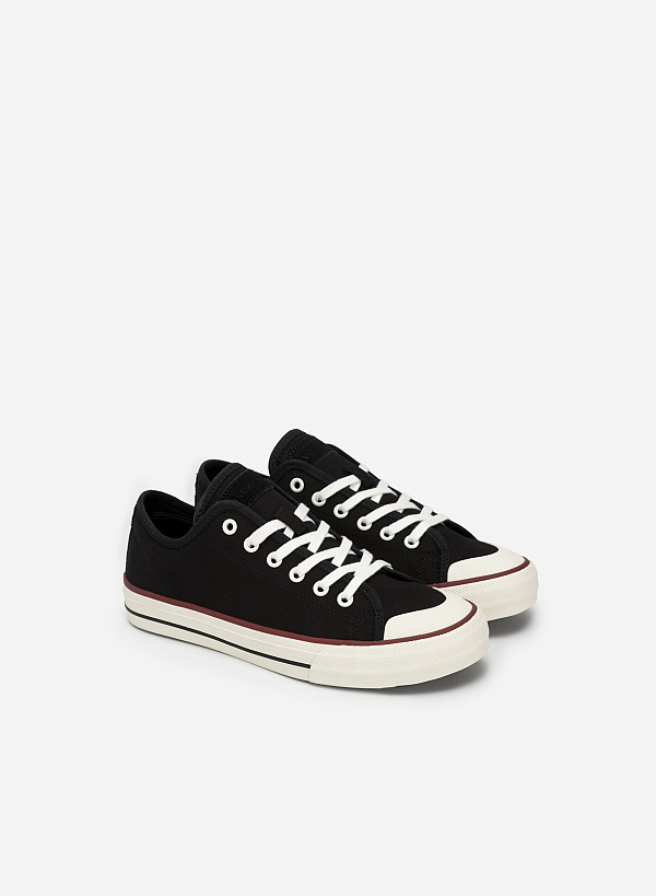 Giày Sneaker Cổ Điển - SNK 0059 - Màu Đen - VASCARA