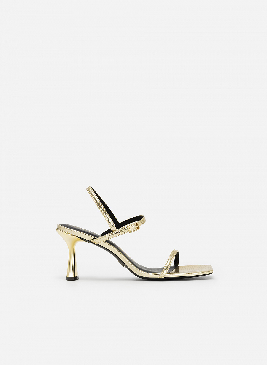 Giày Sandal Metallic Quai Mảnh Vân Kỳ Đà - SDN 0724 - Màu Vàng Kim - VASCARA