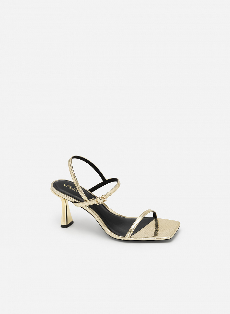 Giày Sandal Metallic Quai Mảnh Vân Kỳ Đà - SDN 0724 - Màu Vàng Kim - vascara.com