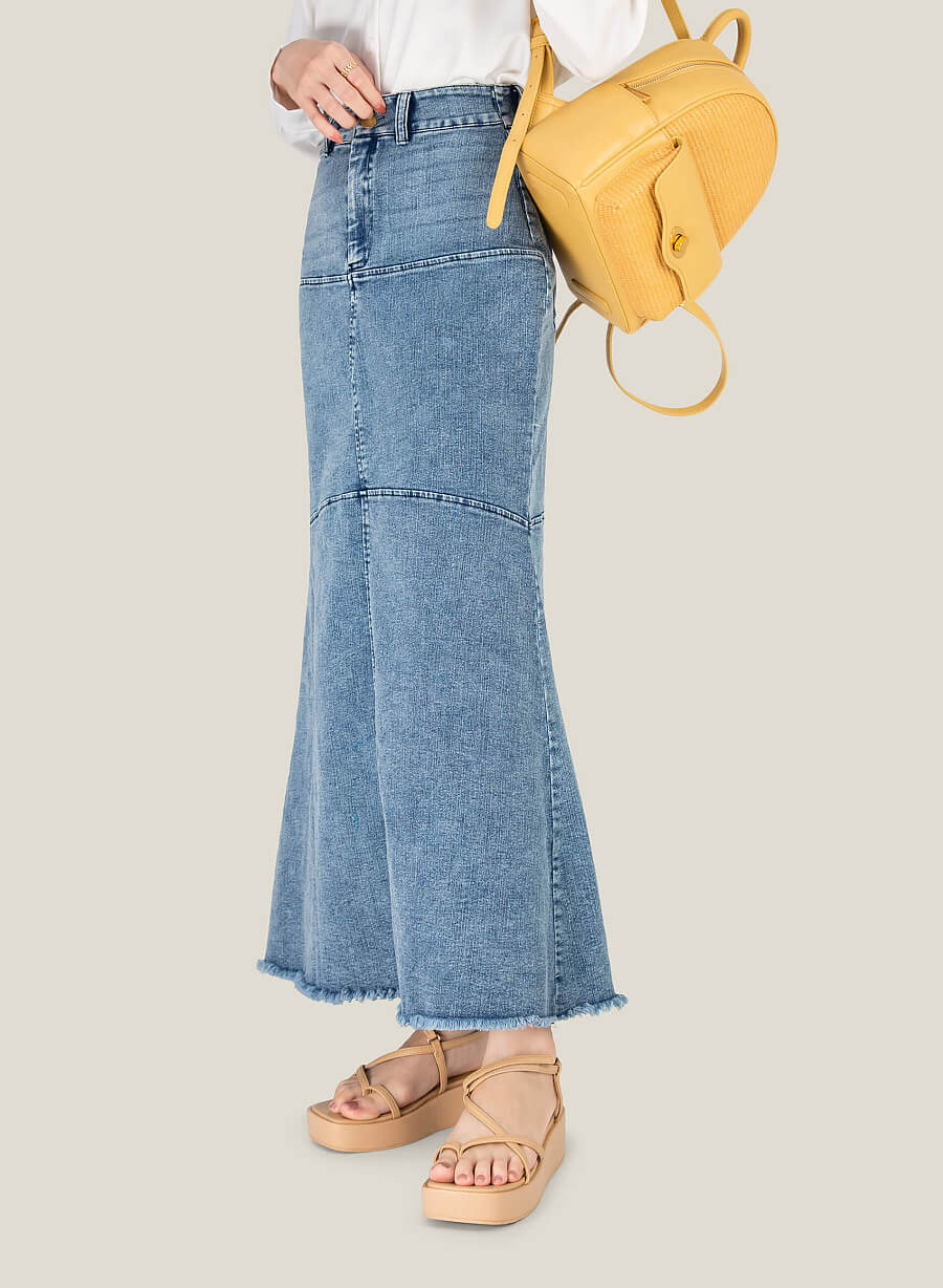 Giày sandal platform dây quai mảnh - SDX 0436 - Màu be - vascara.com