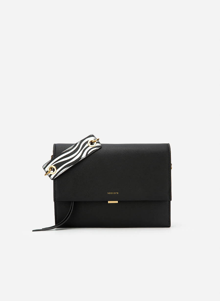 Clutch Quai Đeo Họa Tiết Ngựa Vằn - CLU 0113 - Màu Đen - vascara.com