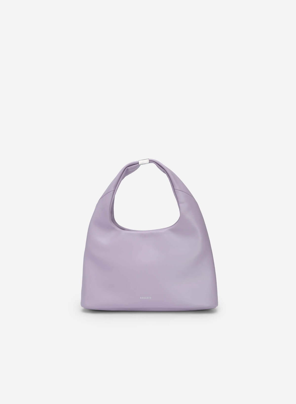 Metal Lock Décor Hobo Bag - TTE 0100 - Purple - vascara.com