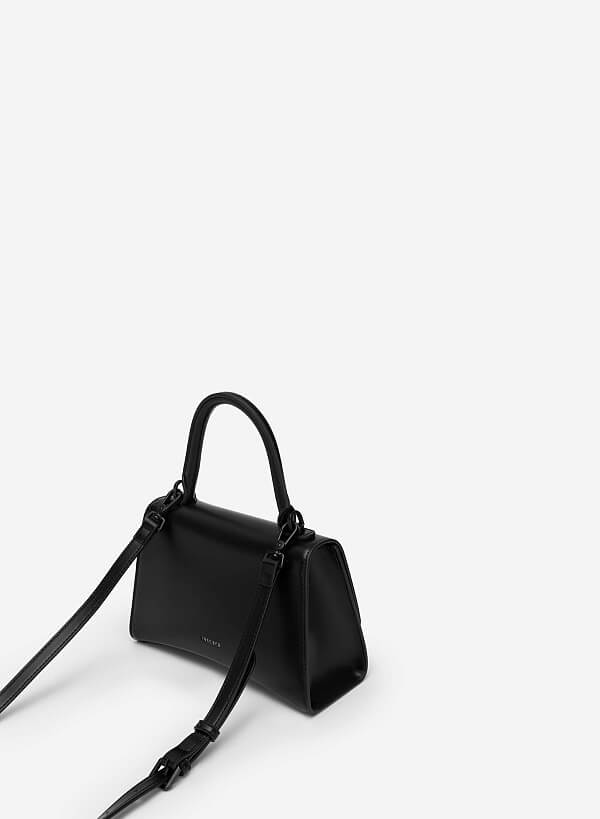 Geometric Heart Pattern Handbag - Love Limited Edition - SAC 0318 - Black - VASCARA