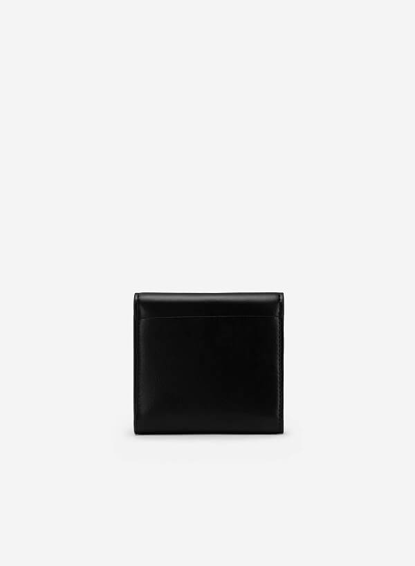Heart Pattern Mini Wallet - Love Limited Edition - WLL 0259 - Black - VASCARA
