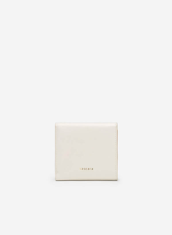 Heart Pattern Mini Wallet - Love Limited Edition - WLL 0259 - Cream - VASCARA