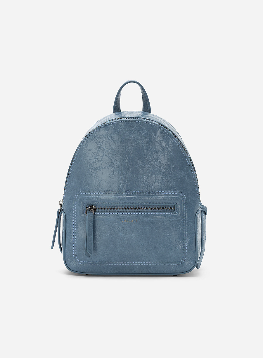 Balo Mini Nhấn Khóa Kéo - BAC 0179 - Màu Xanh Dương - vascara.com