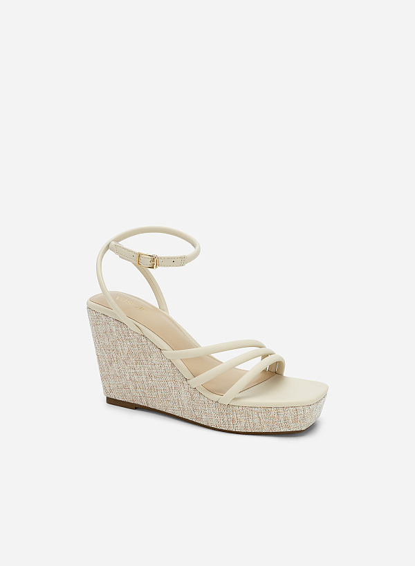 Giày Sandal Xuồng Dây Quai Mảnh - SDX 0435 - Màu Be - VASCARA
