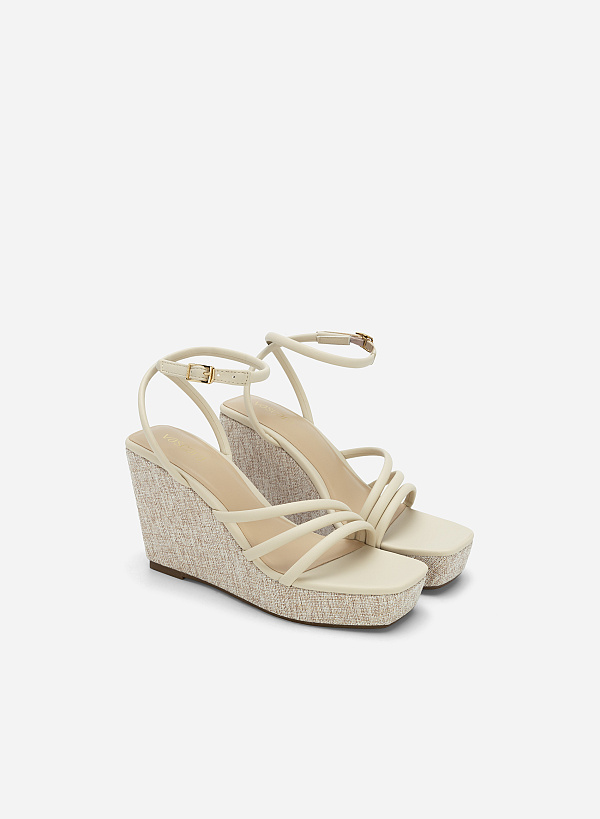 Giày Sandal Xuồng Dây Quai Mảnh - SDX 0435 - Màu Be - VASCARA