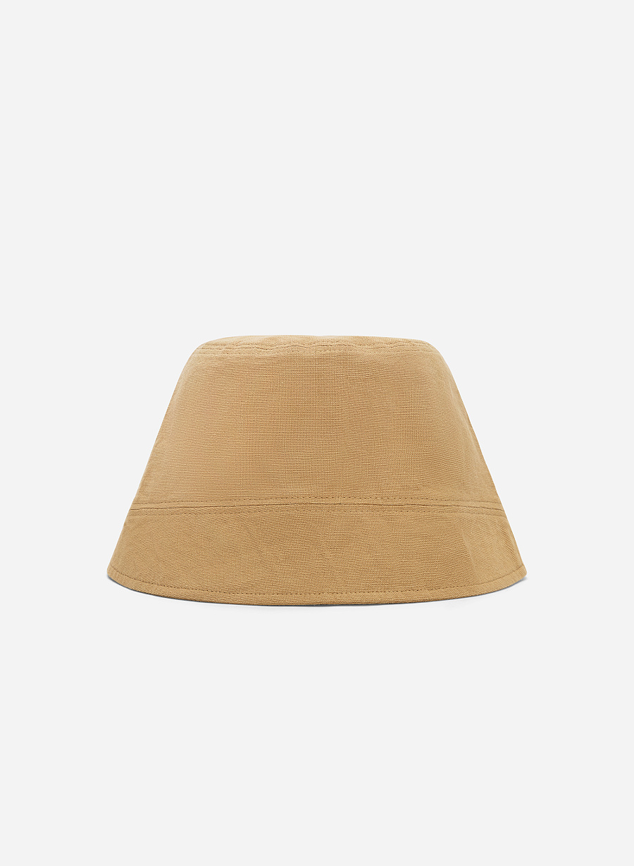 Mũ bucket may viền chỉ nổi - WBH 0002 - Màu nâu sáng - vascara.com