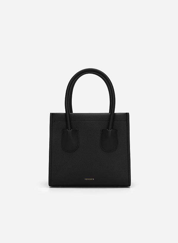 Túi tote double pocket - TOT 0116 - Màu đen - VASCARA