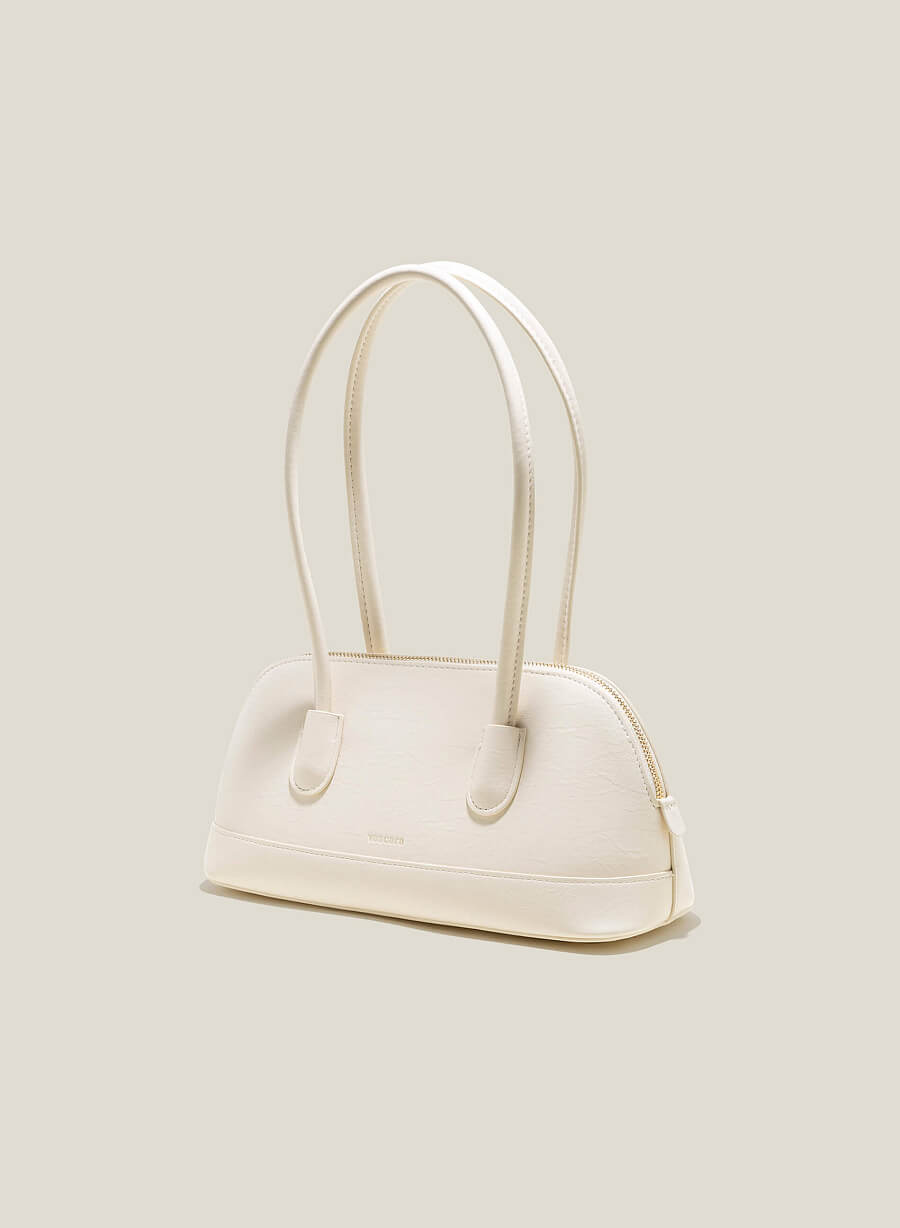 Túi Tote Đeo Vai Double Pocket - TOT 0124 - Màu Kem - vascara.com