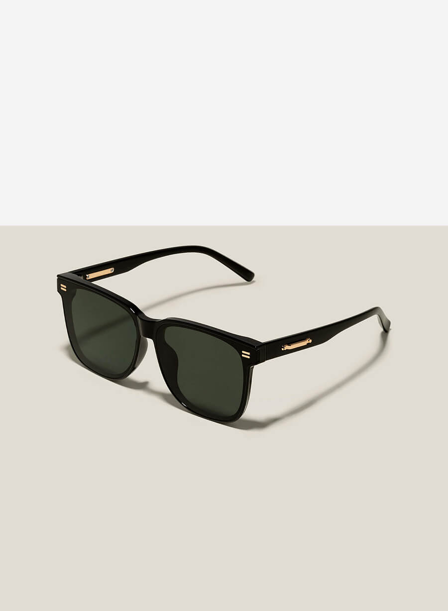 Kính mát gọng nhựa wayfarer - WAY 0037 - Màu đen - vascara.com