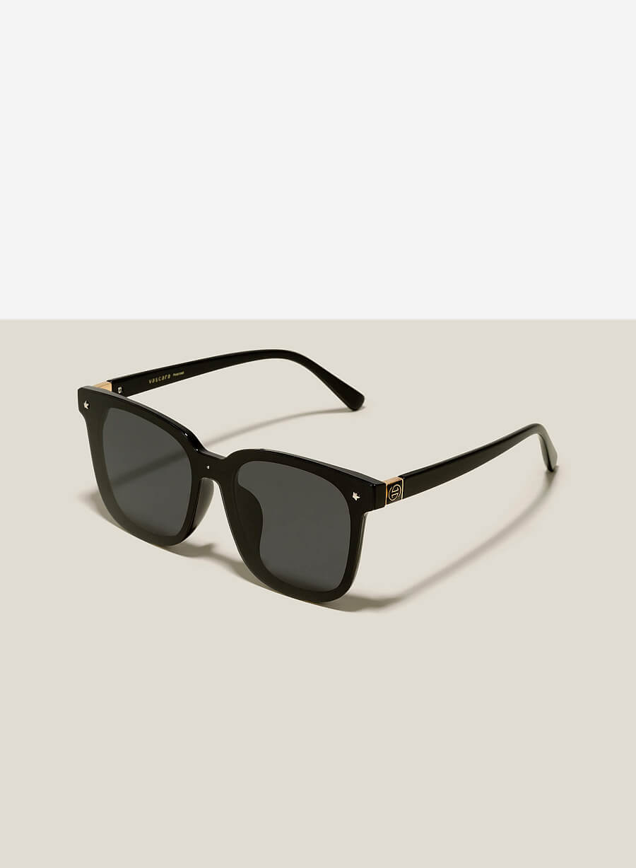 Kính mát gọng nhựa wayfarer - WAY 0038 - Màu đen - vascara.com