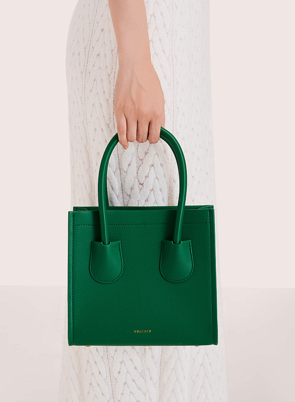 Double Pocket Tote Bag - TTE 0116 - Green