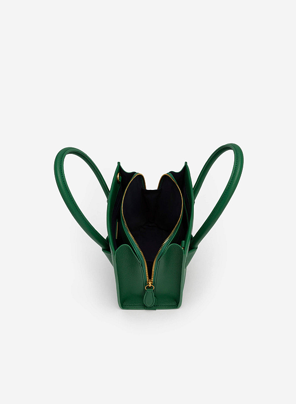 Double Pocket Tote Bag - TTE 0116 - Green - VASCARA