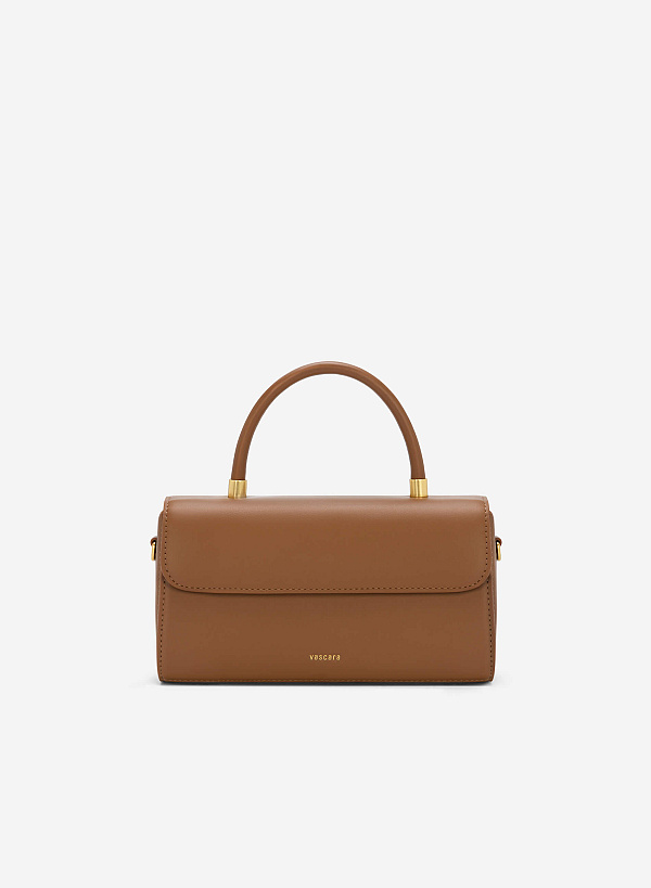 Vintage Handbag - SAC 0310 - Brown - VASCARA