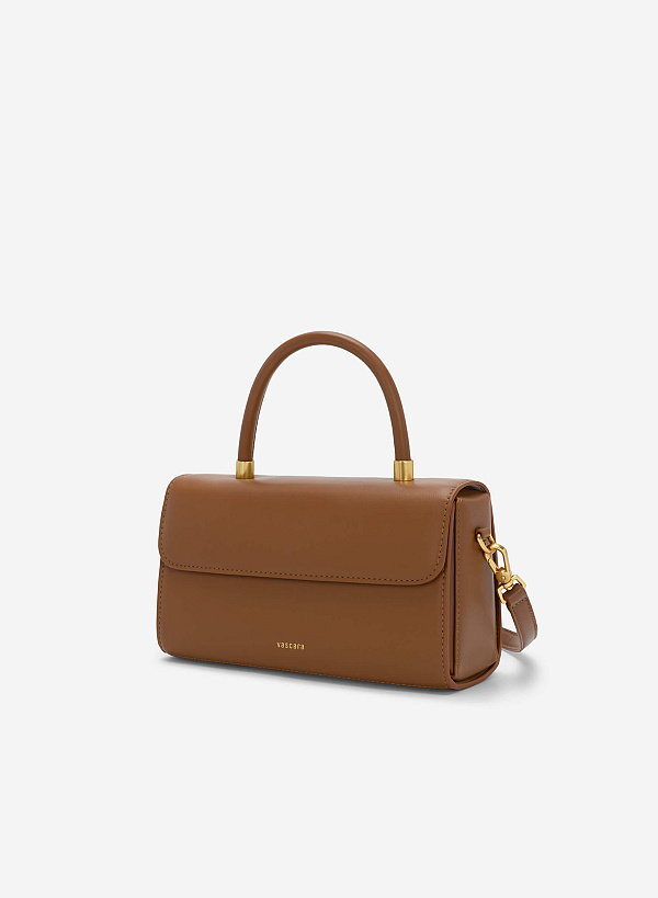 Vintage Handbag - SAC 0310 - Brown - VASCARA