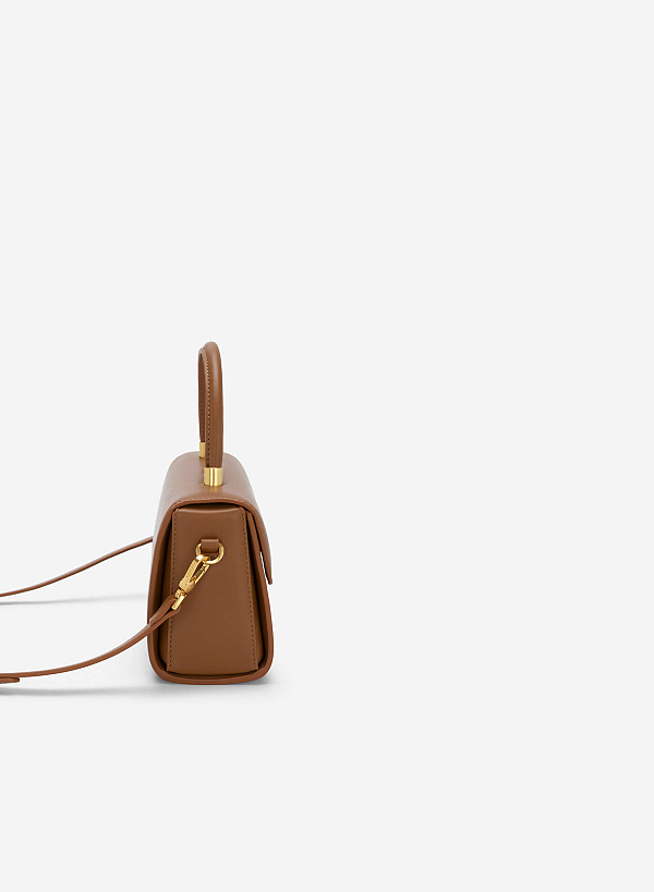 Vintage Handbag - SAC 0310 - Brown - VASCARA