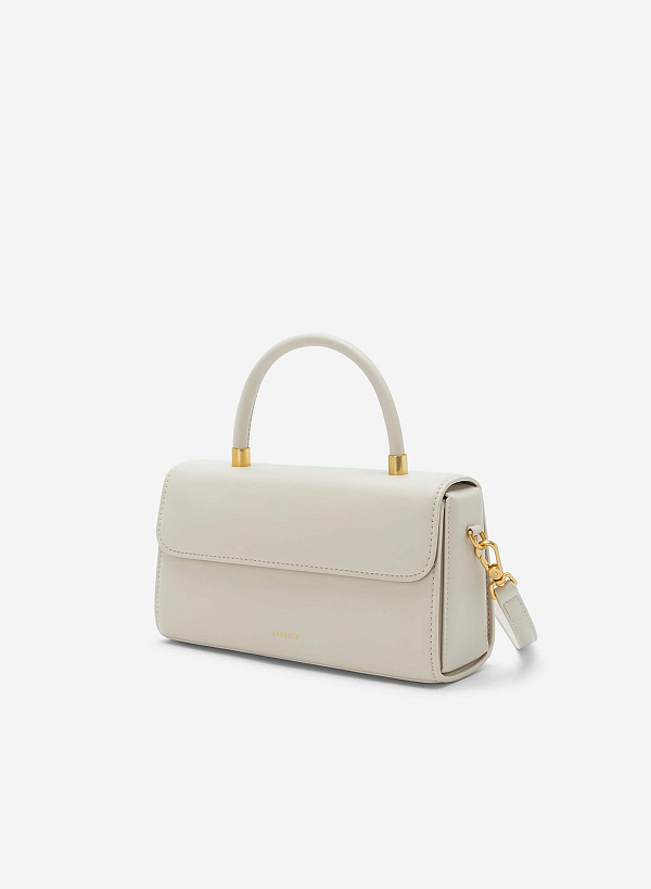 Vintage Handbag - SAC 0310 - Cream - VASCARA