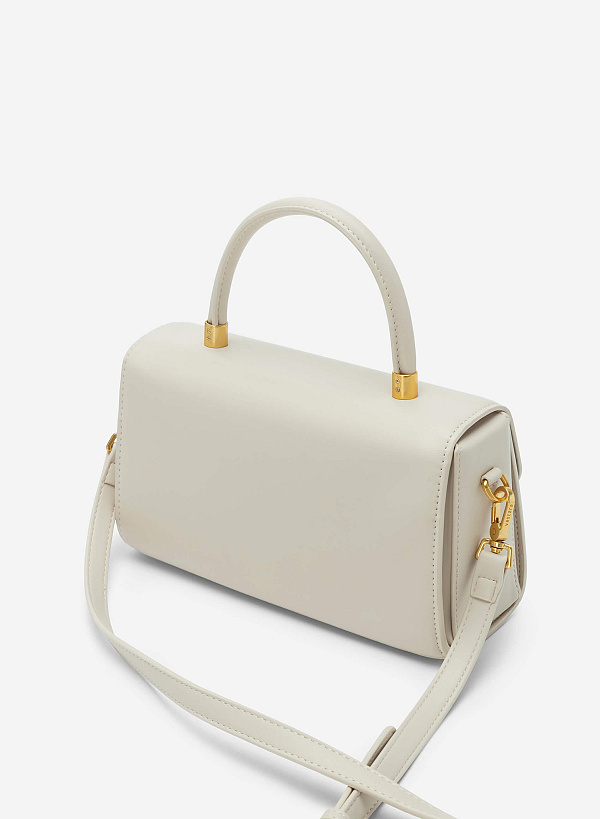 Vintage Handbag - SAC 0310 - Cream - VASCARA