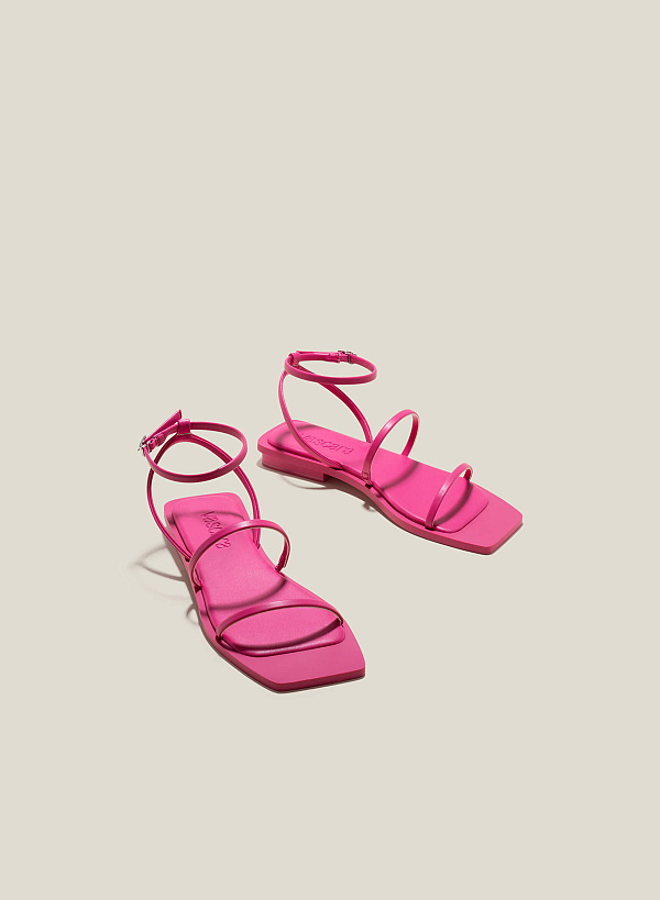 Giày sandal quai mảnh - SDK 0335 - Màu hồng - VASCARA