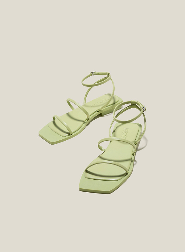 Giày sandal quai mảnh - SDK 0335 - Màu xanh bạc hà - VASCARA