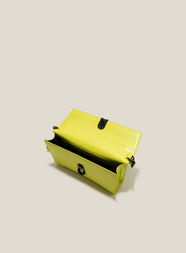 Túi đeo chéo phối khóa mắt xích - SHO 0223 - Màu xanh lá sáng - VASCARA