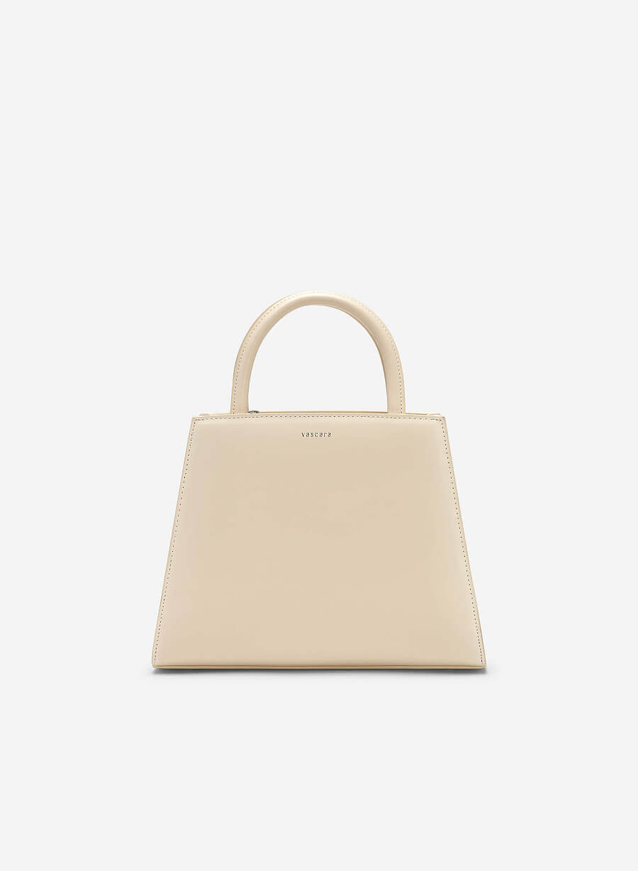 Túi Tote Quai Đôi Shape Hình Học - TOT 0112 - Màu Kem - vascara.com