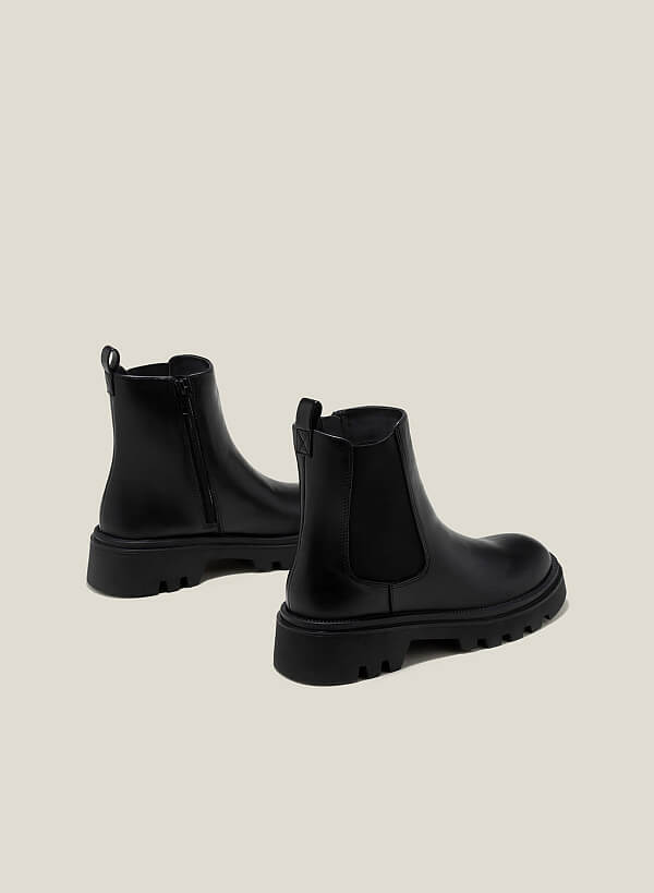 Chelsea boot cổ cao - BOT 0933 - Màu đen - VASCARA