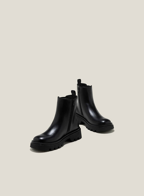 Chelsea boot cổ cao - BOT 0933 - Màu đen - VASCARA