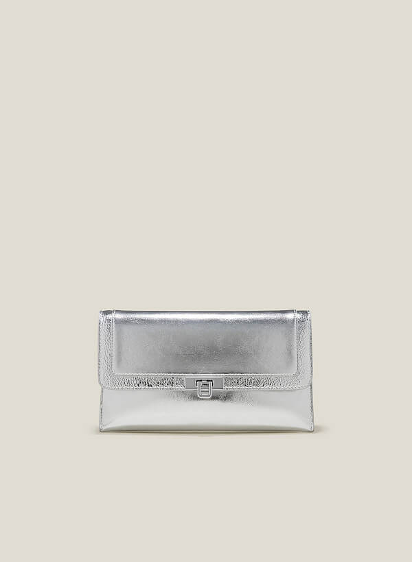 Clutch đi tiệc nhấn viền layer