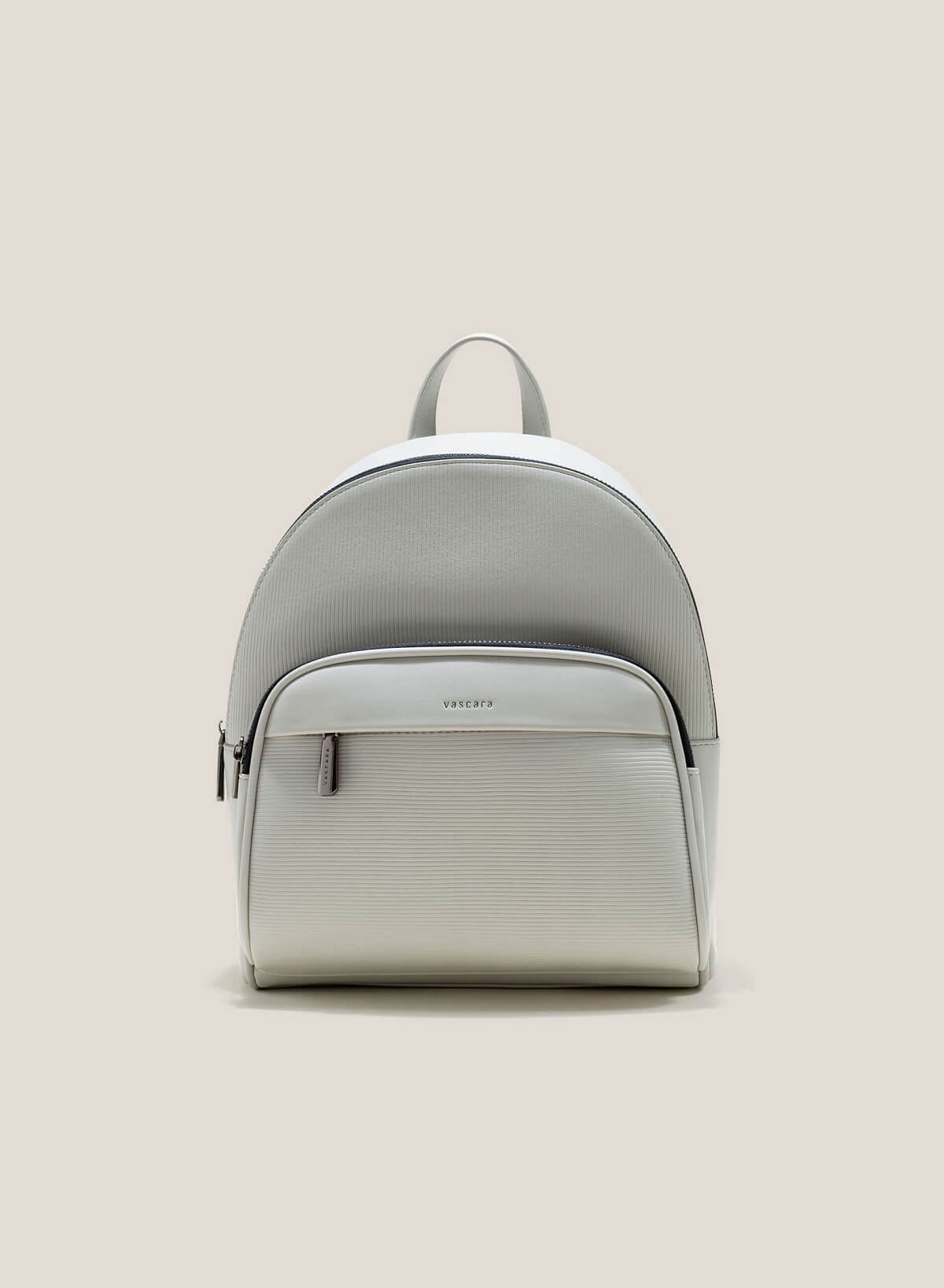 Embossed Side Box Backpack - BAK 0190 - Grey - vascara.com