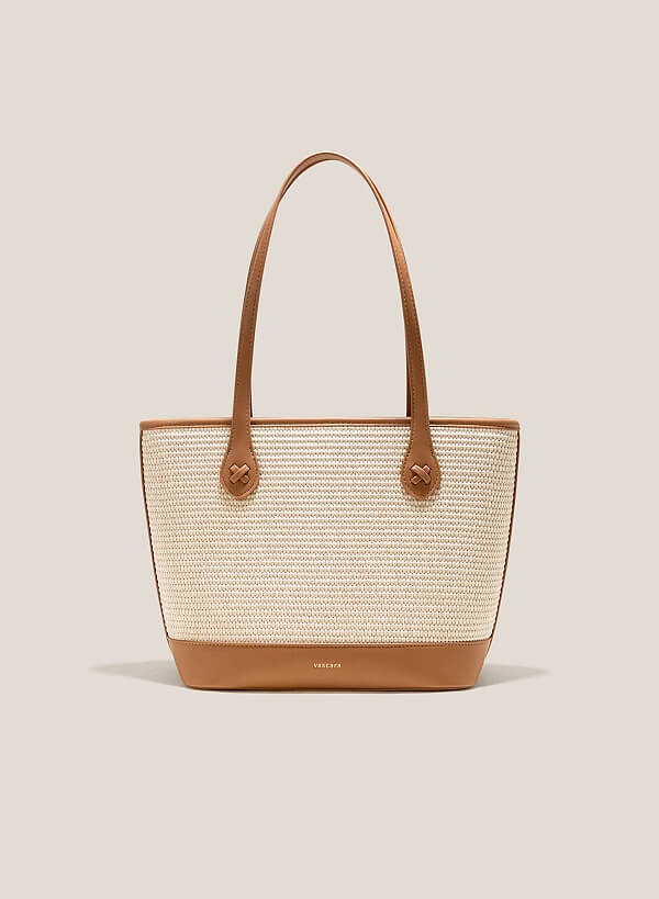 Sedge Shoulder Tote Bag - TTE 0125 - Brown - VASCARA