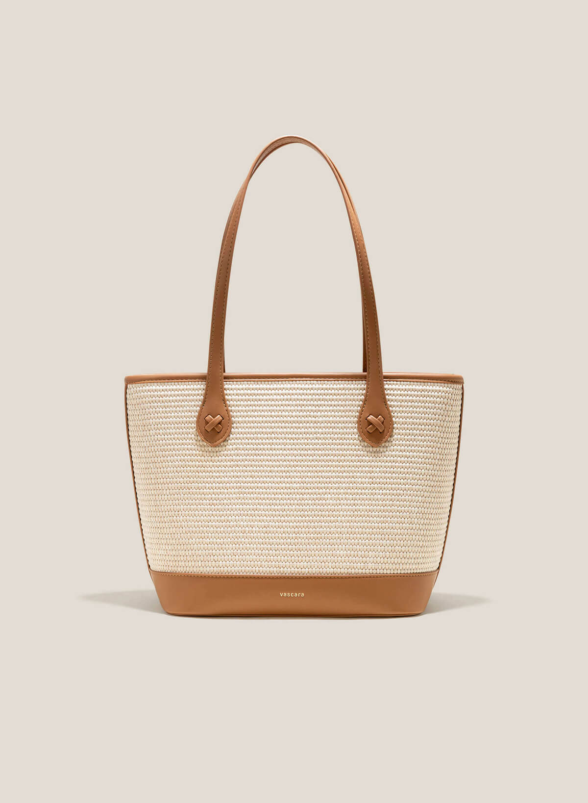 Sedge Shoulder Tote Bag - TTE 0125 - Brown - vascara.com