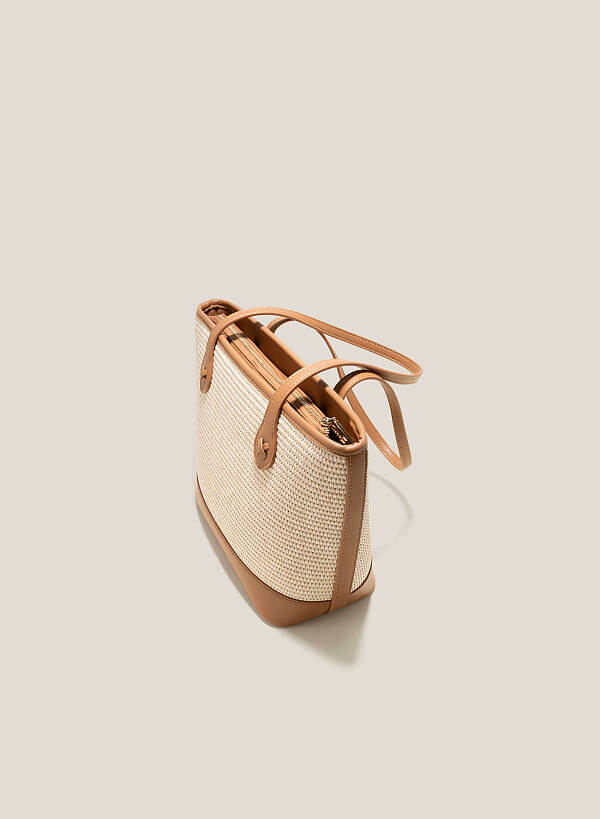 Sedge Shoulder Tote Bag - TTE 0125 - Brown - VASCARA