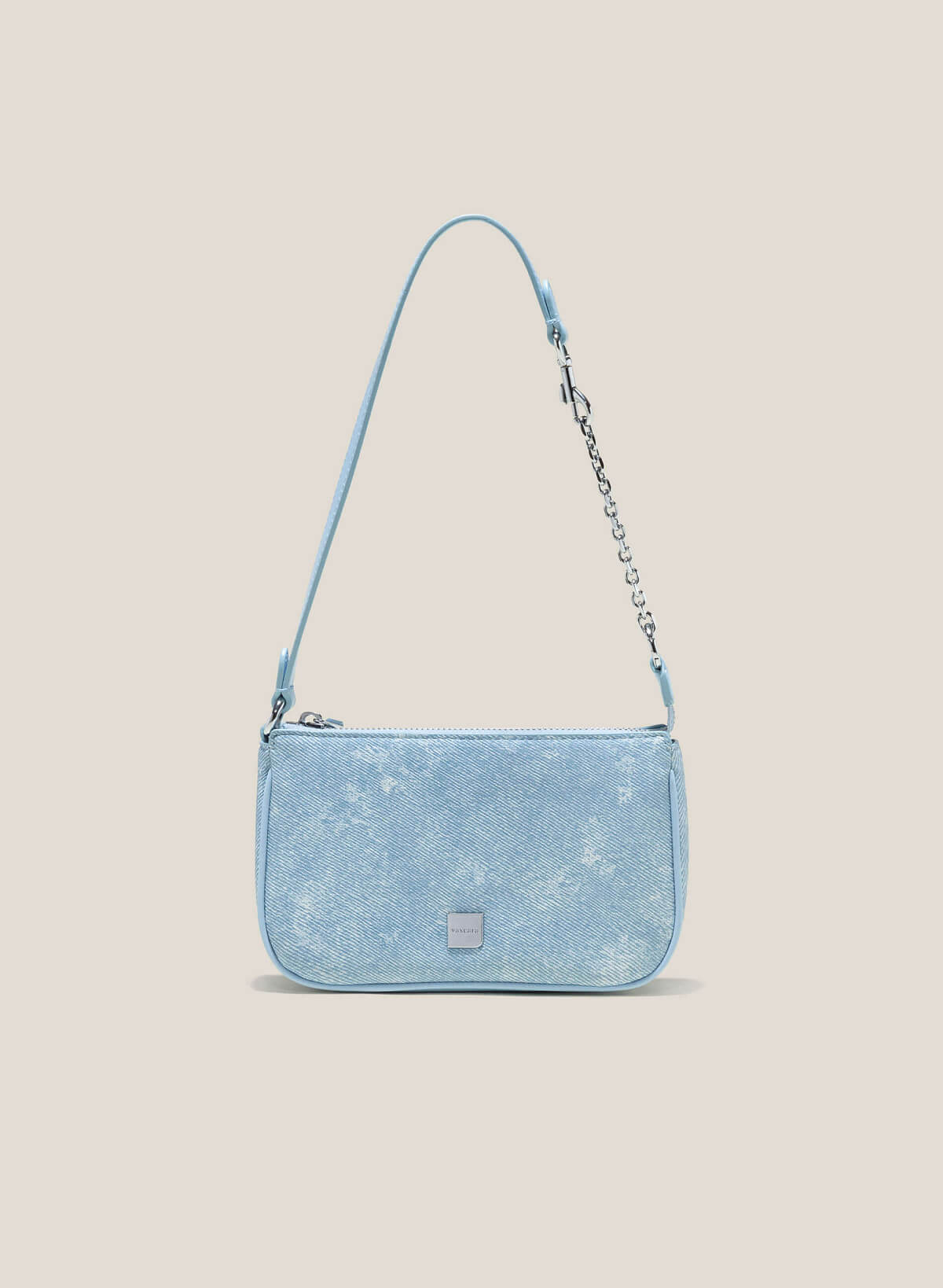Chain-Lock Hobo Bag - TTE 0122 - Light Blue - VASCARA