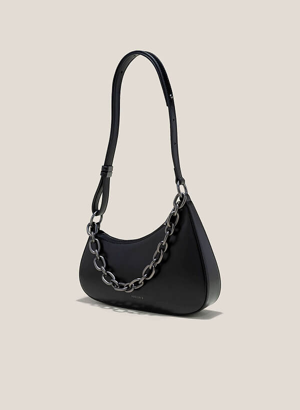 Embossed Pattern Tote Bag - TTE 0123 - Black - VASCARA
