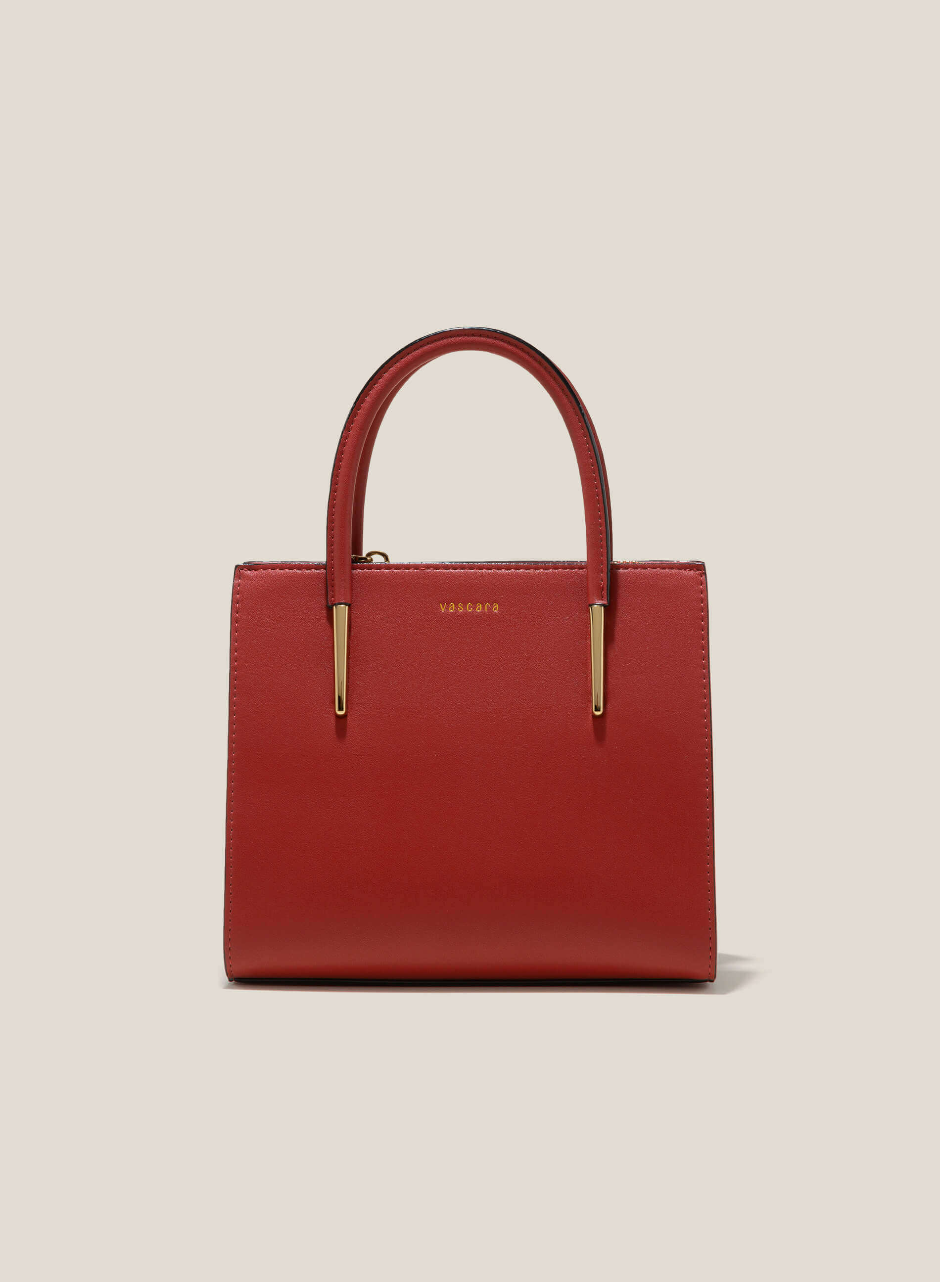Metal handle tote bag deals