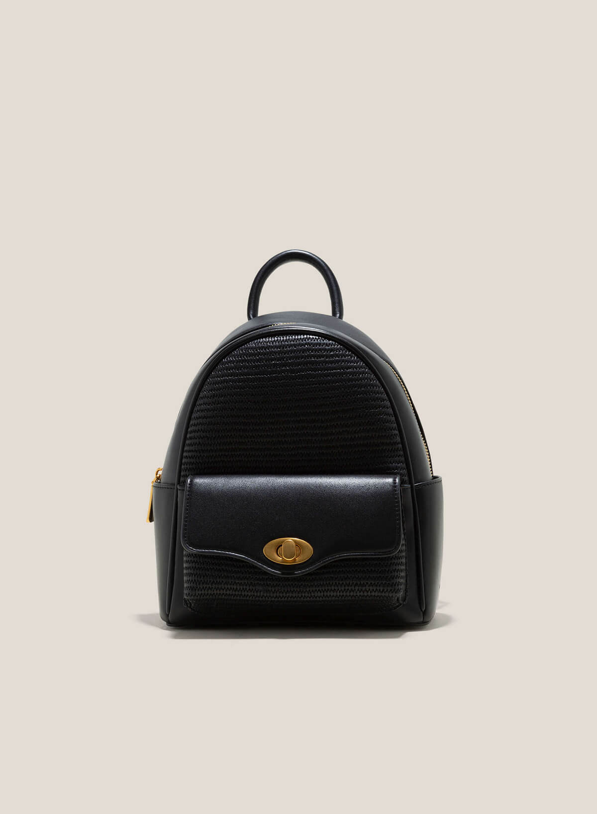 Side Box Sedge Backpack - BAK 0187 - Black - vascara.com