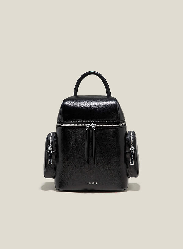 Balo túi hộp futuristic - BAC 0197 - Màu đen
