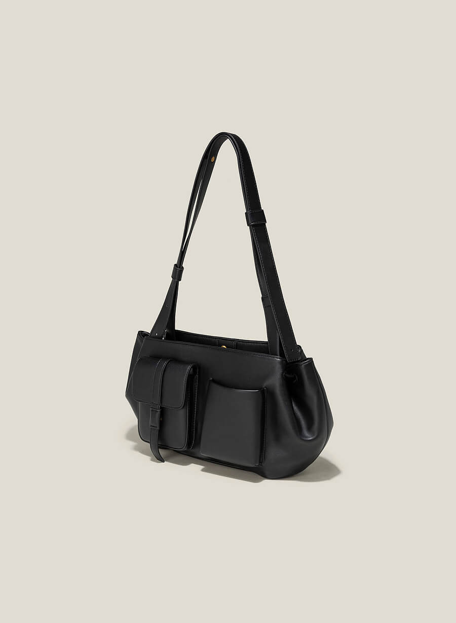 Pocket tote bag - TOT 0141 - Màu đen - vascara.com