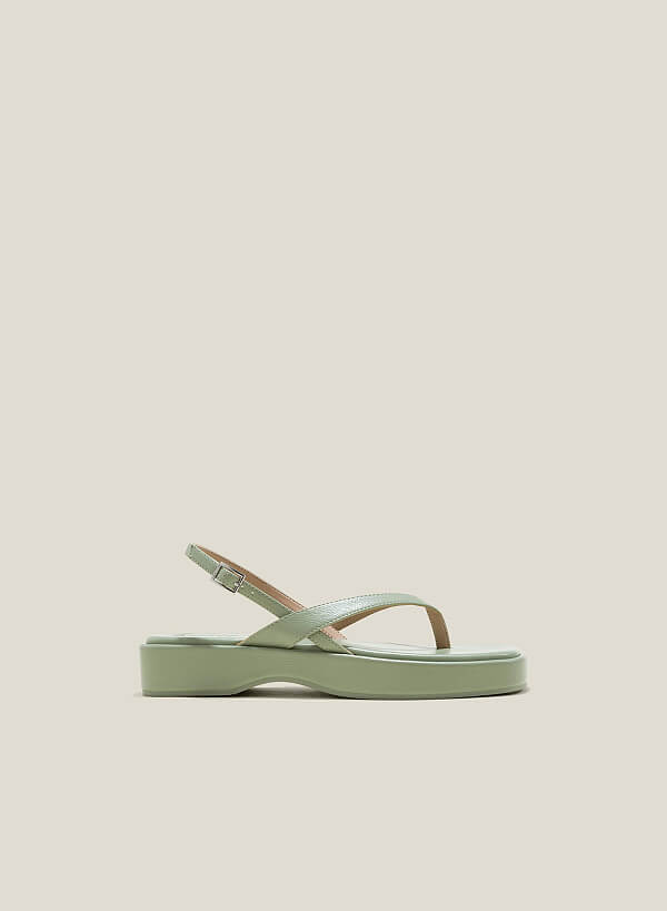 Giày sandal quai kẹp ngón - SDK 0338 - Màu xanh bạc hà