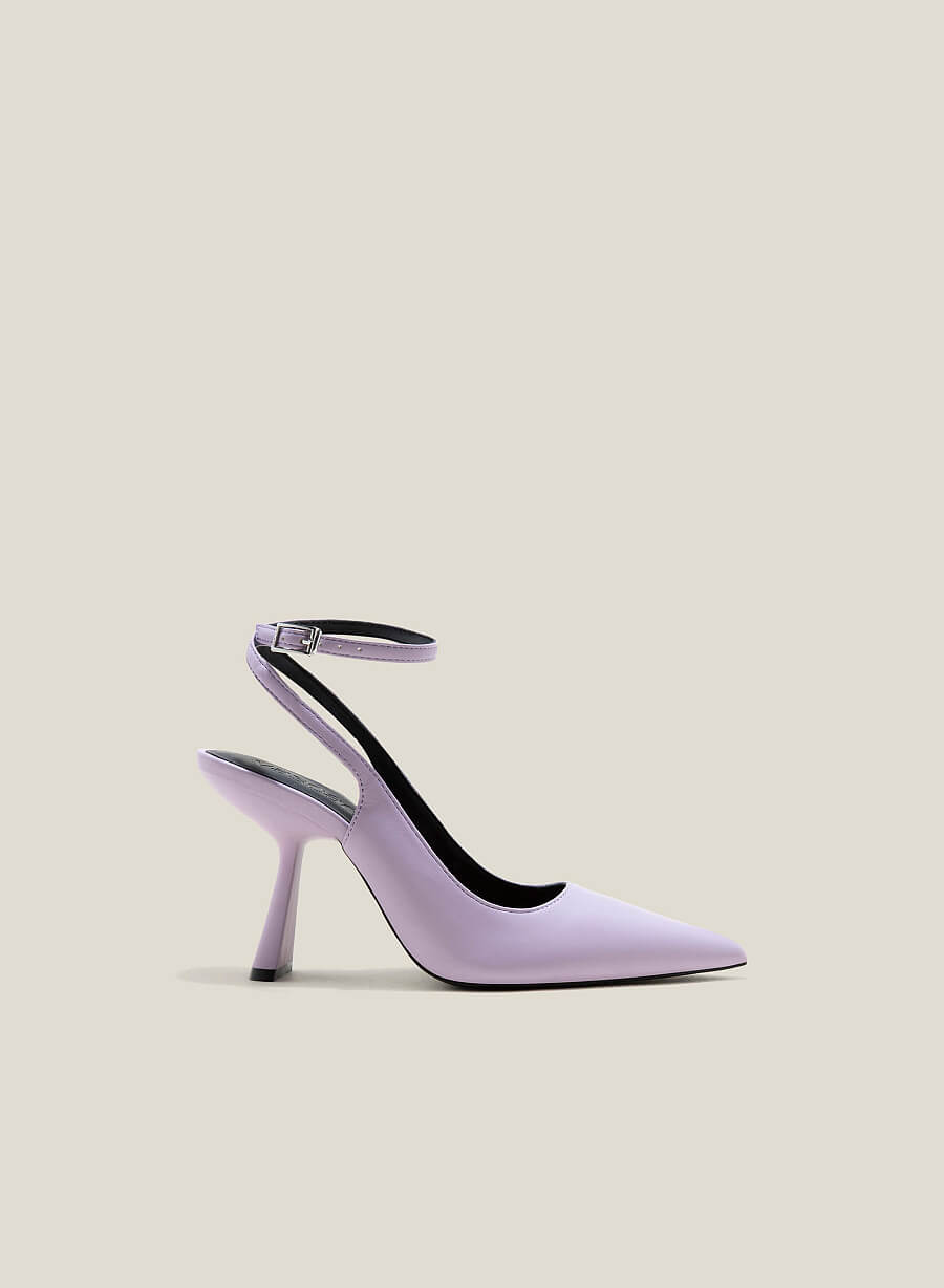 Giày slingback nhấn quai ankle strap - BMN 0600 - Màu tím - vascara.com