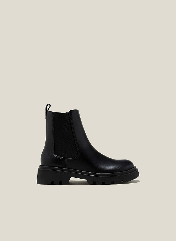 Chelsea boot cổ cao - BOT 0933 - Màu đen - VASCARA