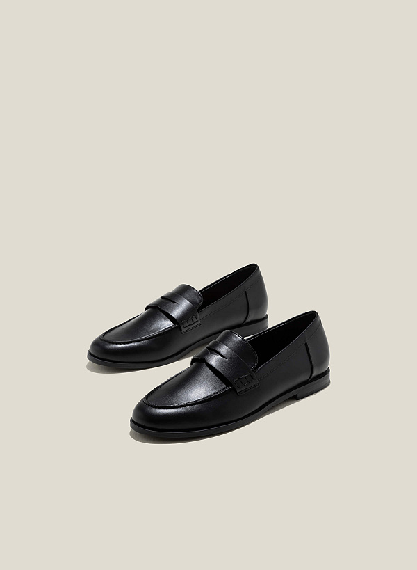 Giày penny loafer - MOI 0107 - Màu đen - VASCARA