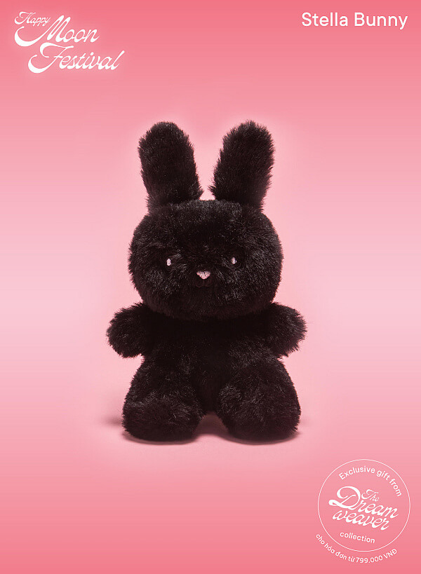 Quà tặng stella bunny - GIF 0047 - Màu đen