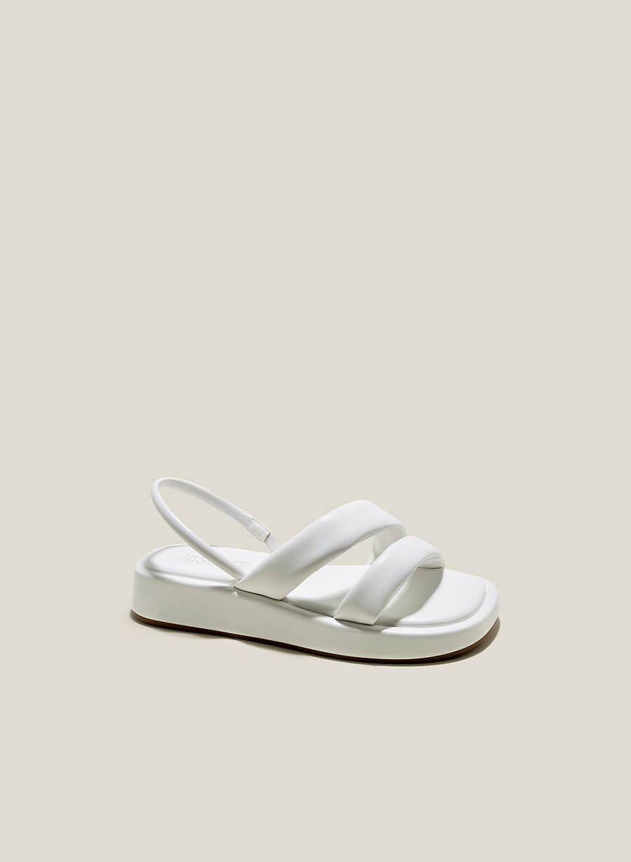 Xem sản phẩm Giày sandal đế chunky nhấn quai phồng - SDK 0337 - Màu trắng