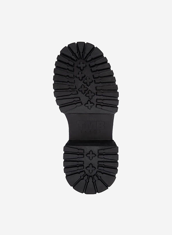 Giày sandal đế bánh mì HULK SANDAL PLATFORM - SDL 0001 - Màu đen - VASCARA